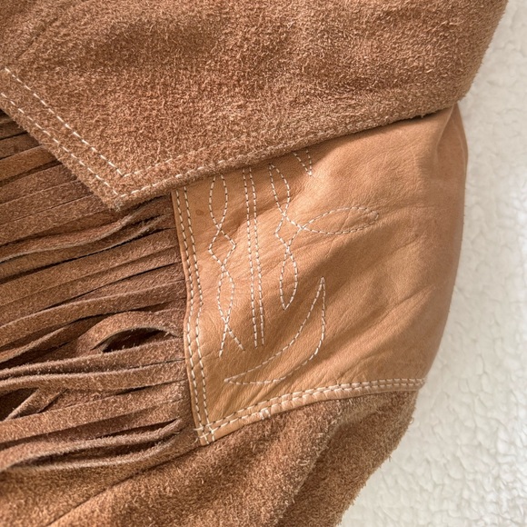 Avanti Suede/Leather Fringe Jacket - Picture 7 of 9